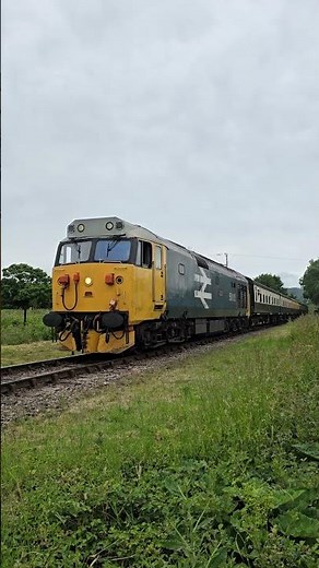 Class 50 No. 50015 Arrives at Dunster Station | Summer Diesel Festival | 5th June 2025