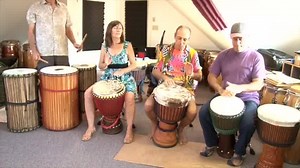 Kuku Drum Circle rhythms for drummers just starting out | Conga Drums Tambores