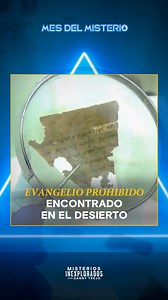 800K views · 20K reactions | ✝️ En 1945 dos hermanos sacan del suelo una vasija de arcilla con algunos papiros, ¡se trataba de cartas de los apóstoles de Jesús! ¿Qué decía el evangelio prohibido de Tomás?  MES DEL MISTERIO - MISTERIOS INEXPLORADOS, con Danny Trejo: MIÉRCOLES 21:50 HRS ARG | JUEVES 9:50 PM MÉX | VIERNES 9 PM COL #MesDelMisterio #MisteriosInexplorados #Historia #History | HISTORY | Facebook