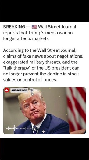#TrumpNews #BreakingNews #USAEconomy Trump’s Media Influence Fading? Markets & Oil Unaffected