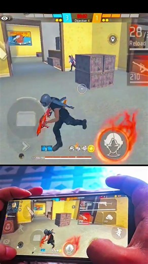 MP40 Only Red Hack? 😱🎯 (Handcam) | 99% Failed to See! 🔥 #Shorts