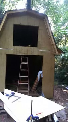 Gambrel Roof, Barn Roof, Shed update 2