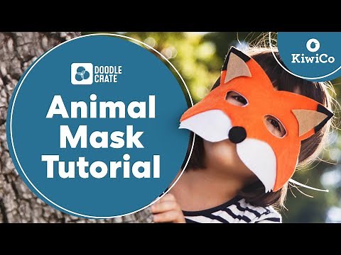 How to Make Decorative Animal Masks | Doodle Crate Project Instructions | KiwiCo