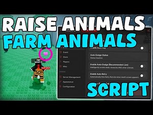 [❄️WINTER] Roblox Raise Animals Script Farm Animals, Auto Dodge & MORE Pastebin 2025