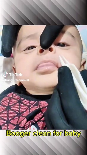 Booger clean for baby #booger #boogerclean #noseclean #nasalclean #cleaning