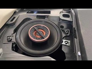 Toyota Corolla Hybrid 2021 Infinity Reference dash speaker installation.