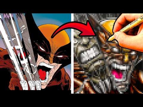 MARVEL ARTIST redraws FAMOUS COMIC COVERS! INCREDIBLE HULK #340