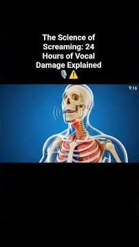 The Science of Screaming: 24 Hours of Vocal Damage Explained 🎙️⚠️
