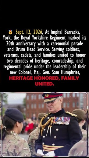 Royal Yorkshire Regiment — 20 Years