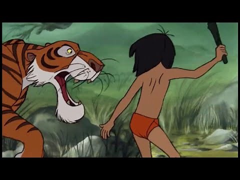 The Jungle Book Shere Khan vs Mowgli Slow Motion 2x