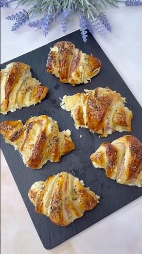 Puff Pastry Ham & Cheese Croissants That Will Blow Your Mind!