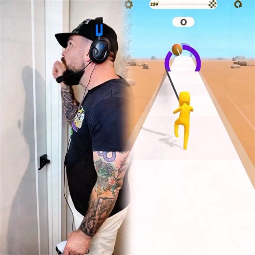 ELI TAKES ON THE ICY SNOW CHALLENGE IN SWIM TRUNKS!