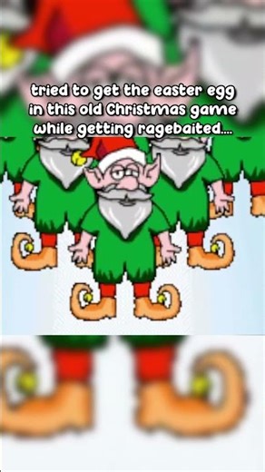 Ragebaited by Santa's elves while trying to get this eater egg #gaming #elfbowling #gamingshorts