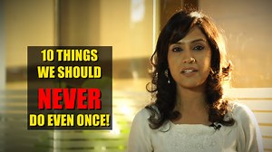 219K views · 2.9K reactions | We often make a bucket list of things we must do once in our lifetime. But have we thought of things we must NEVER do EVEN ONCE in this lifetime? RJ Sayema lists out some in this episode of #SunoZindagi | The Times of India | Facebook