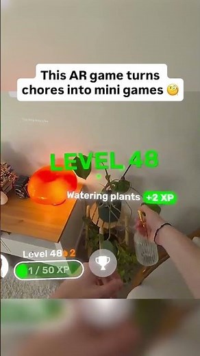 This AR experience turns chores into mini games