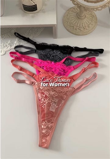 Comfy Lace Thong Underwear for Her