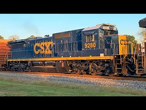 Chasing Fresh CSX C40-8 9280 on M410-03