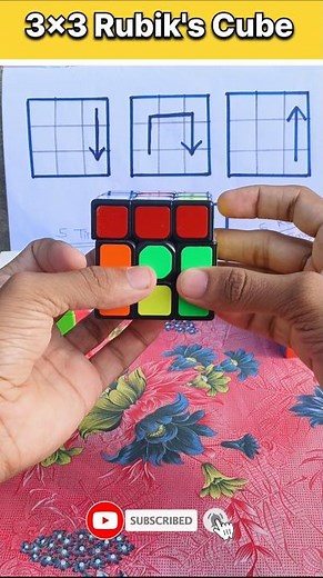 Rubik's cube scremble solution 🤯#shorts