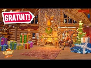 LE CHALET DE LA "FETE HIVERNALE" SUR FORTNITE (+ CADEAUX GRATUITS...)