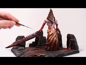 I made Pyramid Head from Silent Hill with clay