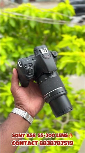 Sony A58 with 55-200 |Neat Condition | Order Soon #cameraman #dslrphotography #camera #dslrcameras