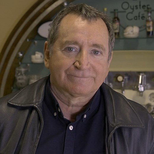 "Everything's fine now." Frank Gallagher explains why Lenny hasn't been seen on River City as much lately. | BBC River City