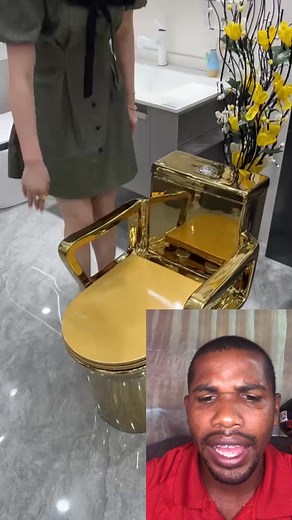 Este es el inodoro más caro del mundo #inodoro #oro #millonario #Increible | Juan Reaccion