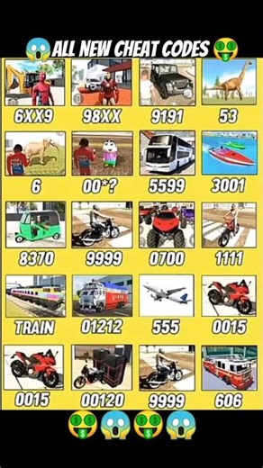 Real code 💥 Indian bike driving 3d all new cheat code update + plugin cheat code #shorts