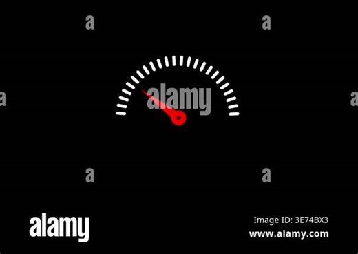 Fuel Indicator Icon Animation, Car Dashboard Speedometer Tachometer, Expressive Meter Gauge, Vehicle Performance Indicator , Speed meter animation. Indicator of speed meter 4K Video Stock Video Footage - Alamy