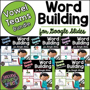 Digital Vowel Teams Activities for Google Slides
