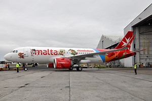 Cartoon characters join Air Malta fleet