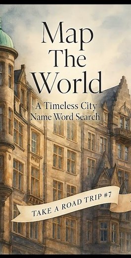 InkxCity Map The World Book 7 Word Search 3 Second Challenge 1