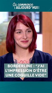 Rose a été diagnostiquée borderline après une enfance marquée par la colère, la violence et un profond sentiment de différence. Dès l’adolescence, elle s’est autodétruite : mutilation, mensonges, drogue. Son trouble a entraîné une grande instabilité affective aggravée par une addiction à l’alcool puis aux jeux vidéo, où elle trouvait refuge. 👉"Montagnes russes émotionnelles : la vie avec le trouble borderline" demain à 13h50. | Ça commence aujourd'hui