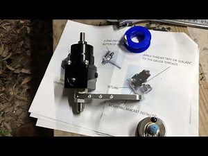 94-97 F250 OBS 7.3 Crude Diesel fuel bowl delete kit install