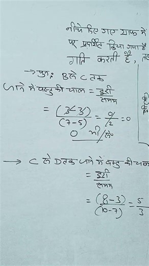 physics class 9th numerical based on distance time graph