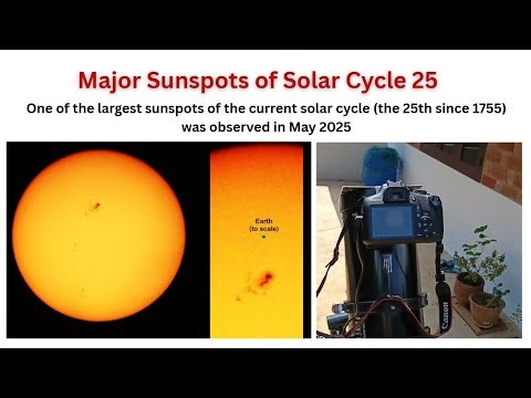 Major Sunspots of Solar Cycle 25