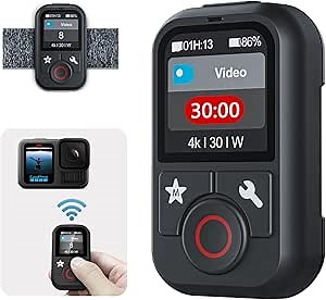 Waterproof Remote Control for GoPro, Smart Wireles Remote Controller Multi-Language Support with Color LCD Dispaly for Go Pro Hero 13 12 11 10 9 8 MAX Action Camera Accessories