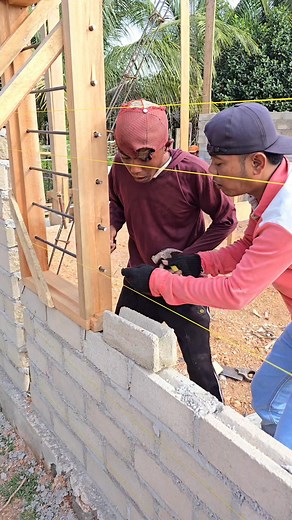 1.3M views · 3.2K reactions | a simple way to install brick thread on the edge of the frame | building master | Facebook