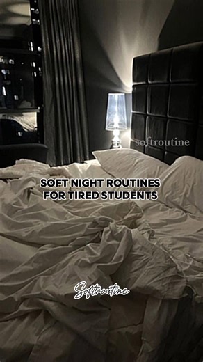 ✨Soft night routine for tired ppl 😴 #shortsviral #glowup #fyp #fypシ #1000subscriber