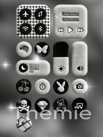 🧸 Welcome to the fluffiest place - pillowy themes, rounded widgets, and cozy wallpapers that feel like a warm hug ☁️💗 #themie #theme #lockscreen #controlcenter #wallpaper #ios26 #ios18 #4kwallpaper #glassliquid