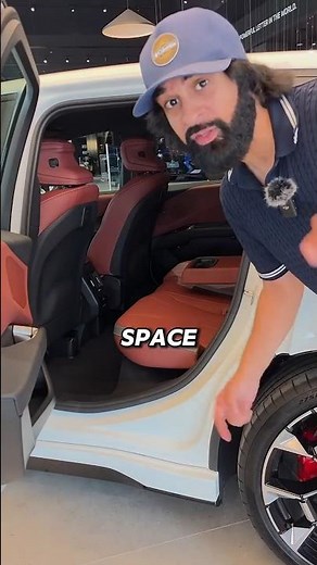 How Much Space Is There REALLY In The Back Of The New BMW iX3? #cars #bmw #shorts