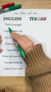 223K views · 6.9K reactions | Learn Italian  | Learn Italian with Ines | Facebook