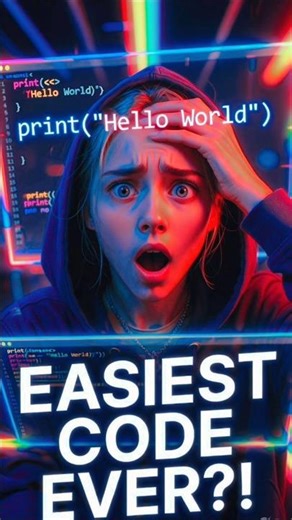 My First Easiest Code Ever ! | Chapter-2 ✌️#python #coding #shorts