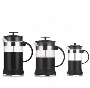[Hot Item] Coffee Pot with Stainless Steel Coffee Plunger Glass Tea Pot Manual Teapot Coffee Machine