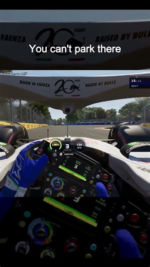 F1 25 You can't park there #gameplay #f1 #shorts #subscribe