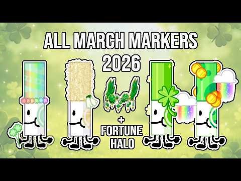 How to find ALL MARCH MARKERS + Fortune Halo 🍀 2026 - Find the Markers [Roblox]