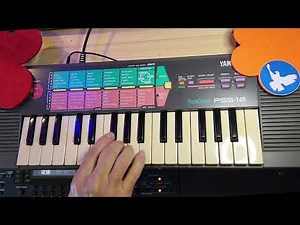 Famous songs with Yamaha PSS-12 keyboard 💚 review + best voices demo - TOP💥HQ-Sound