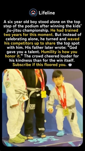 He Won the Whole Tournament — Then Called Everyone Up With Him 🥋🏆