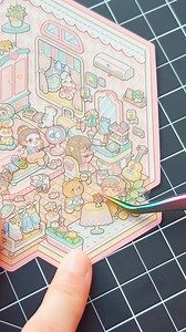 ✨relax and create your dream bedroom with these isometric scene stickers 😌 ahhh~ I’m currently so obsessed with these diy isometric stickers and I can’t wait to share it with you all 😍 to kick off this collection, we have 26 designs dropping in the shop this Friday March 28 at 12pm PST ranging from cozy cafes to whimsical activities! there is a limited stock but hopefully 🤞 everyone would be able to grab a set they love! each set includes a background card and two sheets of transparent PET st