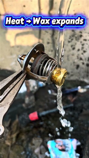 How Does a Thermostat Work #CarMechanic #EngineTech #Automotive #HowItWorks #MechanicTips